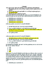 Trắc nghiệm ôn tập môn Tư tưởng Hồ Chí Minh–Trường Đại học Kinh tế quốc dân