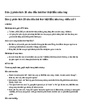 Dàn ý phân tích 20 câu đầu bài thơ Việt Bắc siêu hay | Ngữ văn 12