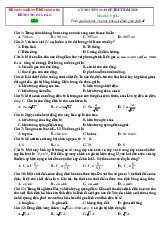 Đề ôn thi tốt nghiệp 2025 môn Lý phát triển từ đề minh họa giải chi tiết-Đề 3