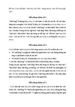 Cách diễn đạt “mất lòng khó kiếm” trong câu tục ngữ số 9 có gì đặc biệt? | Văn mẫu 7 Chân trời sáng tạo