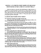 Các Phương Pháp Nghiên Cứu Khoa Học Trong Kỹ Thuật | Môn Phương pháp nghiên cứu khoa học - Trường Cao đẳng Du lịch Sài Gòn