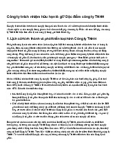 Công ty trách nhiệm hữu hạn là gì? Đặc điểm công ty TNHH