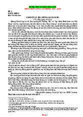 10 Đề Ôn Tập Giữa HK 1 Ngữ Văn 12 Cánh Diều 2024-2025 Có Đáp Án