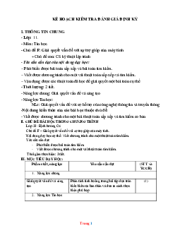 Bài tập cuối khóa Mô Đun 3 môn Tin Học THPT