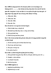 Trắc nghiệm Môn Quản trị Logistics 1 | Đại học Sư phạm Kỹ thuật Thành phố Hồ Chí Minh