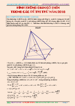 Top 225 bài toán hình học không gian trong các đề thi thử 2016 – Trần Văn Tài Toán 12