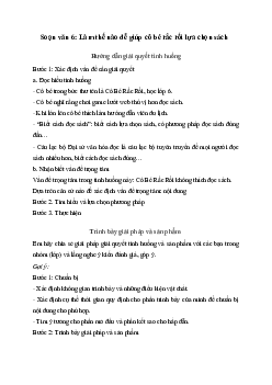 Soạn bài Làm thế nào để giúp Cô Bé Rắc Rối lựa chọn sách? - Ngữ Văn 6 Chân trời sáng tạo