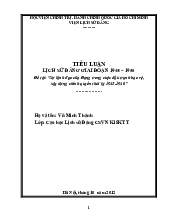 Tiểu luận lịch sử Đảng giai đoạn 1945-194