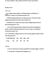 Đề cương ôn tập môn Kinh tế vi mô 1 | Học viện Tài chính