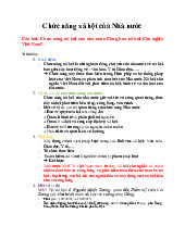 Chức năng xã hội của Nhà nước | Trường Đại học Luật - Đại học Quốc gia Hà Nội