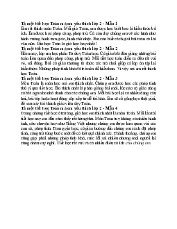 Tả một tiết học Toán mà em yêu thích | Tập làm văn lớp 2 | Cánh diều