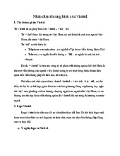 Đánh giá và Phân tích Nhận diện Thương hiệu Viettel. Môn Quản trị Marketing (Phenika) | Đại học Trường Đại học Phenika.