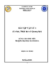 Đề cương môn vật lý- Trường Đại học bách khoa - Đại học đà nẵng.