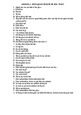 Trắc nghiệm - chương 1: tổng quan về kinh tế học vi mô môn Kinh tế vi mô | Trường Đại học Kinh Tế Quốc Dân