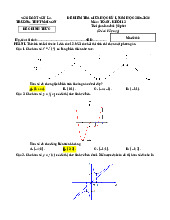Đề giữa học kỳ 1 Toán 12 năm 2025 – 2026 trường THPT Mai Sơn – Sơn La