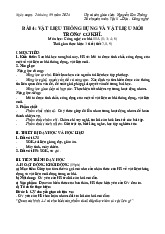 Giáo án Bài 4: Vật liệu thông dụng và vật liệu mới | Công Nghệ 11 sách Cánh Diều