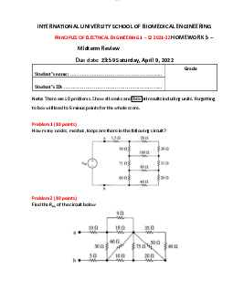 EE1 HW5 S2 2021 22 - Weekly homework