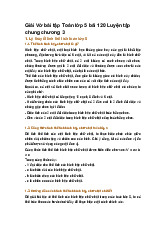 Giải Vở bài tập Toán lớp 5 bài 120 Luyện tập chung chương 3