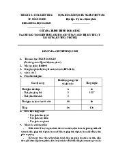 Đề cương toán cao cấp | Đại học Kiến trúc Thành phố Hồ Chí Minh