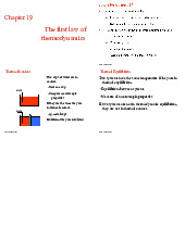 Chapter 19 The first law of  thermodynamics môn Vật lý đại cương 2  | Học viện Công Nghệ Bưu Chính Viễn Thông