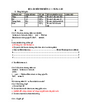 Câu hỏi ôn tập môn Lập trình C++ nâng cao | Trường Đại học Kinh Doanh và Công Nghệ Hà Nội
