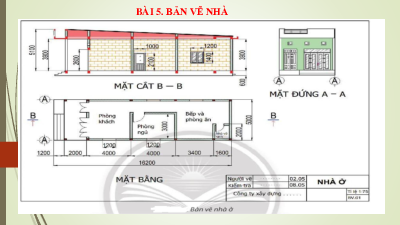 Bài 5: Bản vẽ nhà | Bài giảng PowerPoint Công nghệ  8 | Kết nối tri thức