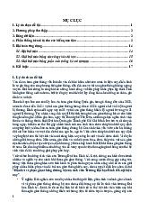 Báo cáo giữa kỳ thống kê ứng dụng | Trường Đại học Kinh tế – Luật