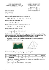 Đề cuối học kỳ 1 Toán 8 năm 2024 – 2025 phòng GD&ĐT Châu Đức – BR VT