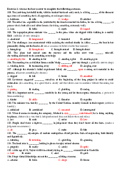Lexico - word form practice tests for NEC with key (4 pages)