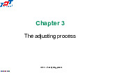 The adjusting process - Nguyên Lý Kế Toán | Trường Đại học Tôn Đức Thắng