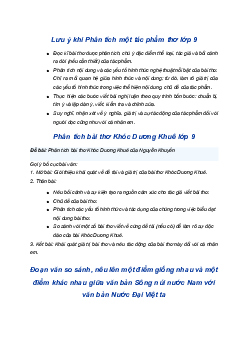 Soạn bài Phân tích một tác phẩm thơ | SGK Ngữ Văn 9 Cánh Diều (Tập 1)