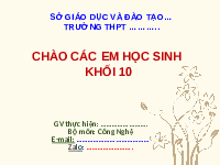 Giáo án điện tử Thiết kế và Công nghệ 10 Bài 2 Chân trời sáng tạo: Hệ thống kĩ thuật