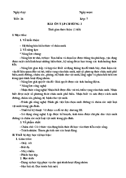 Giáo án Công nghệ 7 Ôn Tập Chương III sách Kết nối tri thức