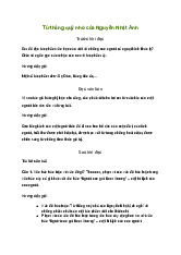 Soạn bài Từ thằng quỷ nhỏ của Nguyễn Nhật Ánh sách Kết nối tri thức | Ngữ văn 9