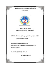 Phân tích nội dung trong thời kỳ quá độ lên CNXH liên hệ thực tiễn Việt Nam | Bài tập lớn môn Lịch sử đảng cộng sản Việt Nam