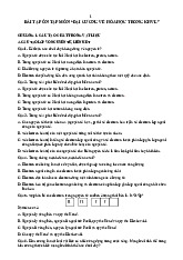 Bài tập ôn tập | Cơ sở hóa học vật liệu | Trường Đại học Khoa học Tự nhiên, Đại học Quốc gia Hà Nội