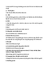 Câu hỏi trắc nghiệm Hệ điều hành | Đại học Kinh tế kỹ thuật công nghiệp