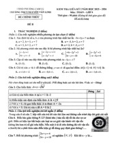 Đề giữa kỳ 1 Toán 9 năm 2025 – 2026 trường THCS Nguyễn Văn Linh – Đà Nẵng