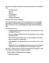 Đề cương Môn Tổng quan du lịch | Đại học Thủ đô Hà Nội