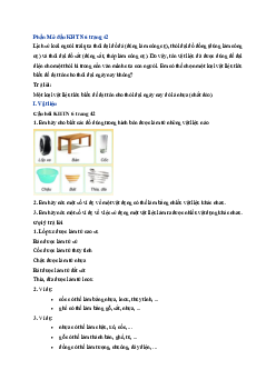 Giải Khoa học tự nhiên 6 - bài 12 Một số vật liệu | Kết nối tri thức