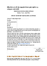 Mẫu đơn xin đi (tự nguyện tham gia) nghĩa vụ công an mới nhất