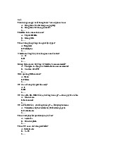 Đề cương cuối kì môn dược lý -Trường Đại học y khoa Phạm Ngọc Thạch