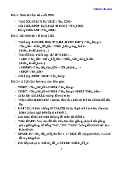 Tóm tắt công thức Cơ sở dữ liệu | Trường Đại học Công nghệ, Đại học Quốc gia Hà Nội
