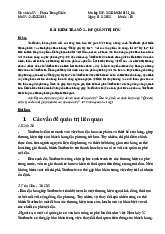 Bài kiểm tra quản trị học | Đại học Thương Mại