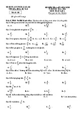 Đề giữa học kỳ 2 Toán 6 năm 2024 – 2025 trường THCS Tư Mại – Bắc Giang  có đáp án