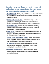 Computer graphics - nothing to watch - Công nghệ thông tin | Trường Đại học Kiến trúc Hà Nội