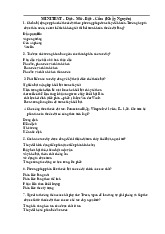 Minitest về Bào Chế và SX Dược Phẩm | Đại học Y Dược Thành phố Hồ Chí Minh
