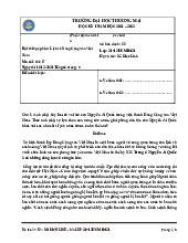 Bài thi học phần: Lịch sử Đảng Cộng sản Việt Nam | Đại học Thương Mại