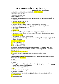 Trắc nghiệm môn Thanh toán quốc tế có đáp án