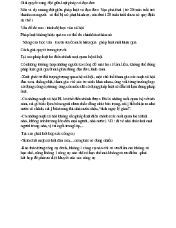 Giải quyết xung đột giữa luật pháp và đạo đức học phần Luật hình sự